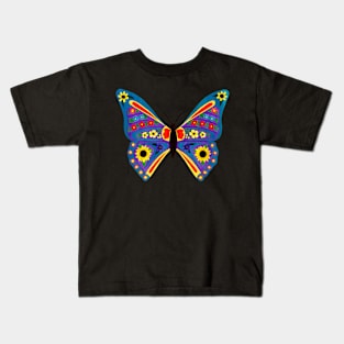 Flower Butterfly Kids T-Shirt